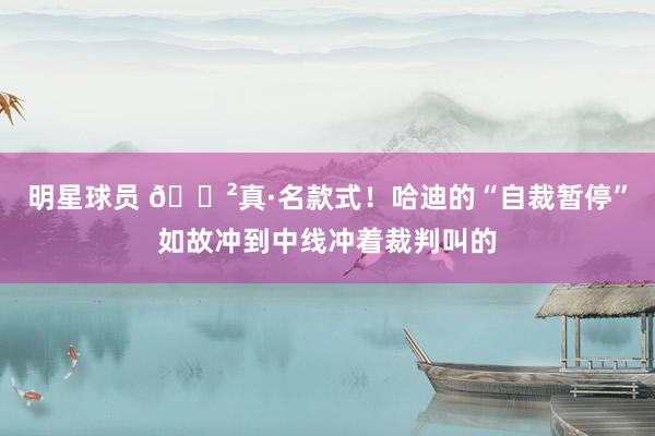 明星球员 😲真·名款式！哈迪的“自裁暂停”如故冲到中线冲着裁判叫的