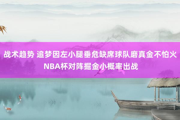 战术趋势 追梦因左小腿垂危缺席球队磨真金不怕火 NBA杯对阵掘金小概率出战